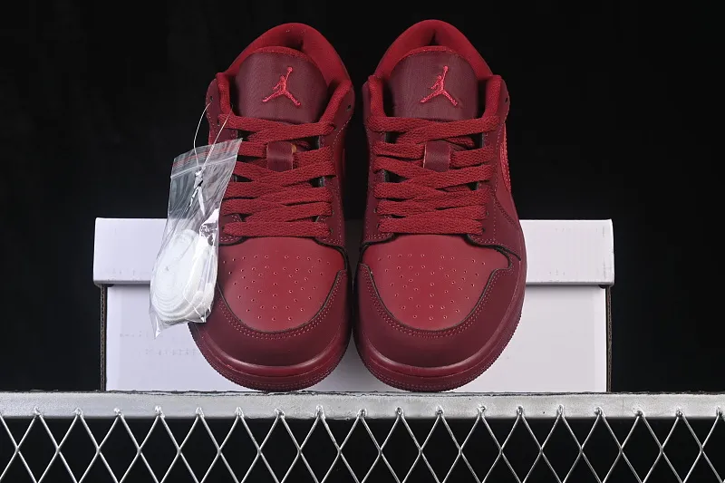 All categories Air Jordan Jordan series basketball shoes Air Jordan 1 Low Air Jordan 1 Low AJ1 Joe 1 raw rubber wine red low-top retro cultural basketball shoes IB7012-600